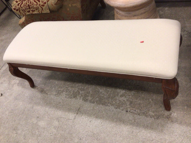 Lacquer Craft Furniture Fabric & Wood Bench