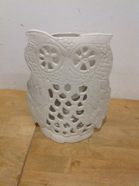 Vase- 11" Anthropologie Ceramic Owl