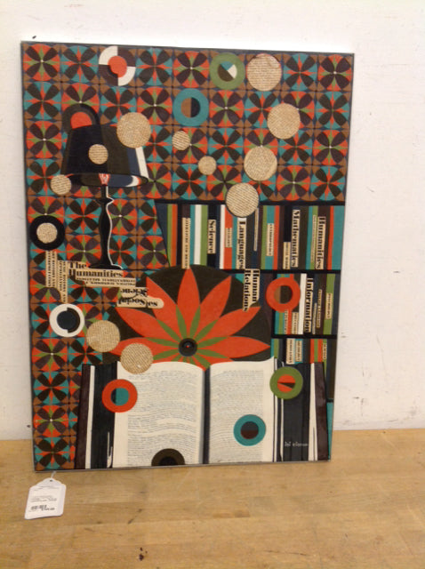 18x24 Decoupage Canvas Framed Art