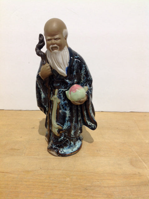 9" Wise Mudman w/Walking Stick