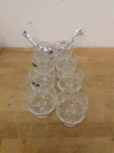 16" Shannon Crystal Dessert Set