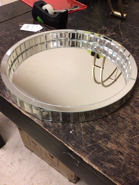 Round Mirrored Decorative Bowl