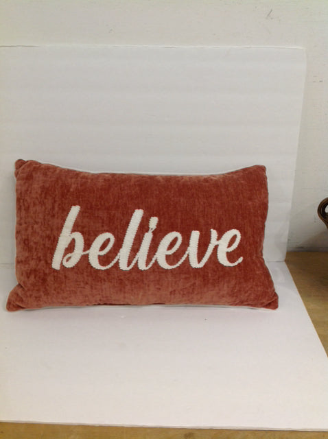 "Believe" Pillow
