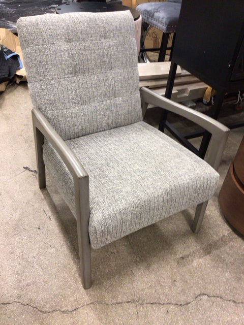 Sam Moore Fabric & Wood Arm Chair