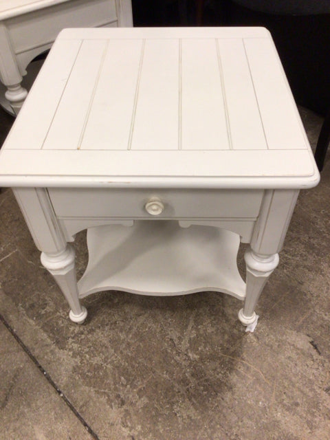 Stanley Furniture One Drawer White Nightstand
