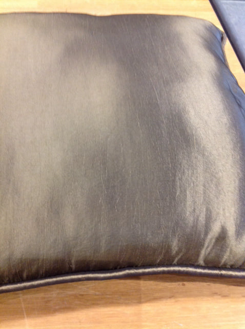 Pillow- 16" Olive Green Satin