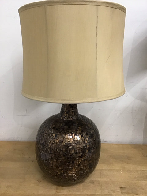 29" John Richard Gold & Brown Lamp
