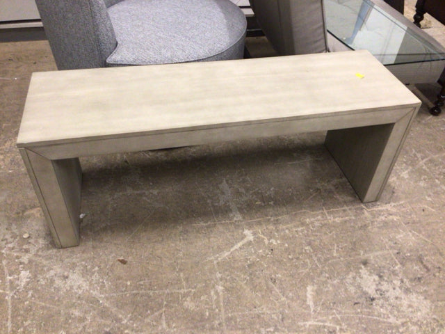 Grey Wood Bench