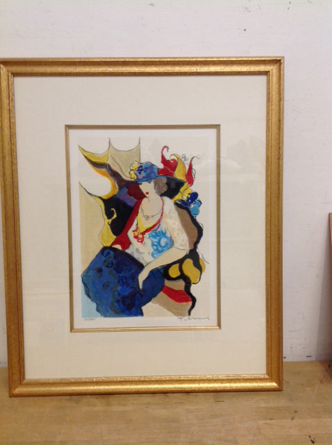 23x27.5 Framed Tarkay "Grace II" S/N