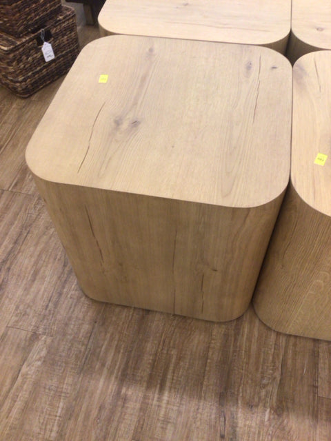 RH Corta Plinth Square End Table