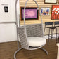 AS-IS Couture Jardin Loop Outdoor Hanging Chair(Scuffs/Marks On Frame)