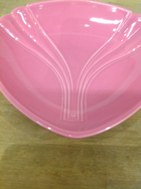 Bowl- 10" Haeger Mauve Ceramic