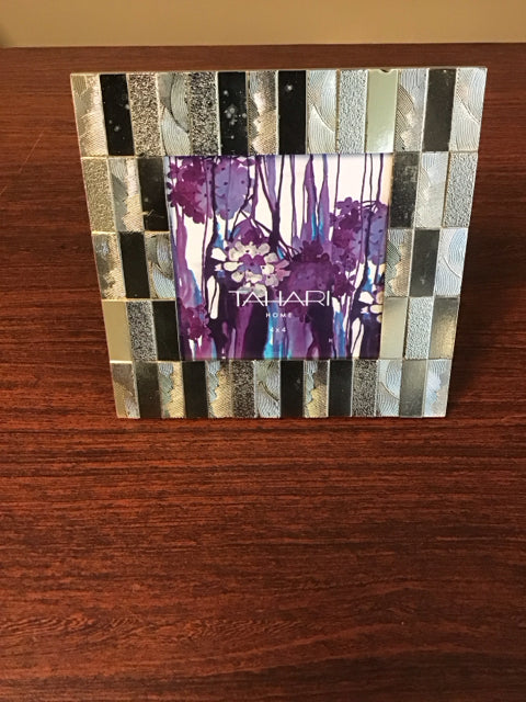 4"x4" Silver Textured Photo Frame