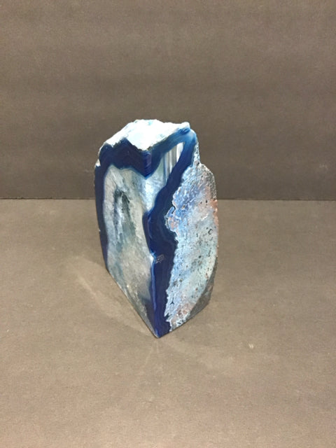 Blue Crystal Geode Paperweight
