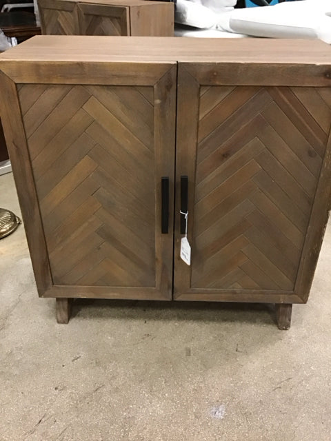 Herringbone Front 2 Door Cabinet