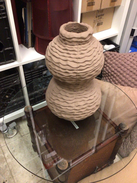 Bo Concepts Brown Wavy Vase