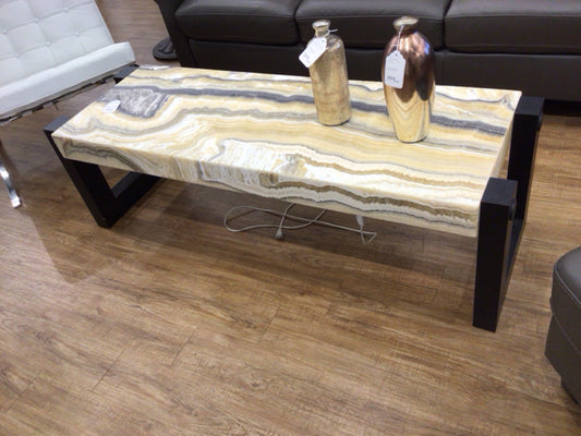 60" Onyx Lighted Coffee Table
