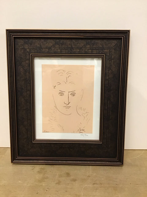 13.5x15.5 Framed "Portrait of Olga Picasso" Giclee