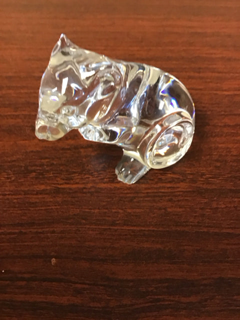 2.5" Art Clear Art Glass Squirell