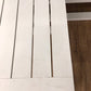 23.50" X 21.12" AS-IS City Furniture Linear2 White Aluminum End Table(Knicks)