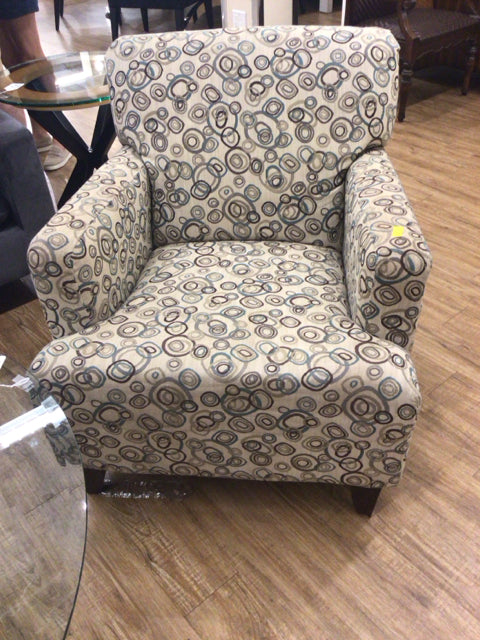 Circle Fabric Arm Chair