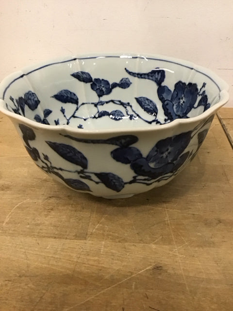8" Fitz & Floyd Blue & White Bowl