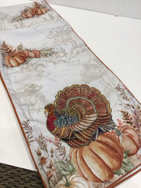 Beaded Turkey Runner