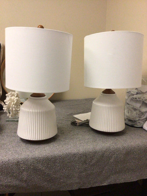 Pair Of Safavieh Relion Table Lamps W/Shades