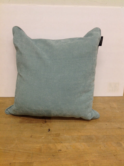 Sq Teal Linen Pillow