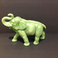 11" Green Ceramic Elephant
