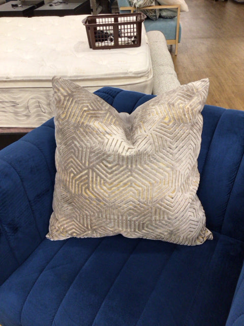 Grey/Gold Pillow