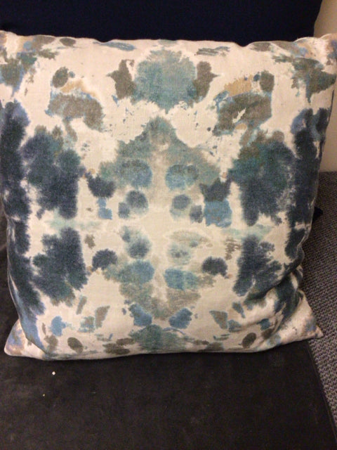White/Blue Pillow