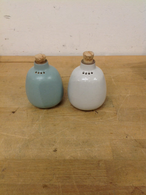 Pottery Salt & Pepper Shakers