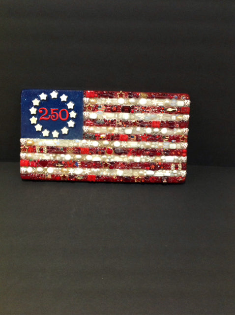 9x17 American Flag 250 By Susan David