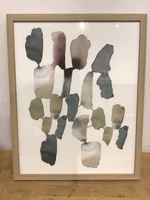 20"x16" Abstract Multi Colored Print