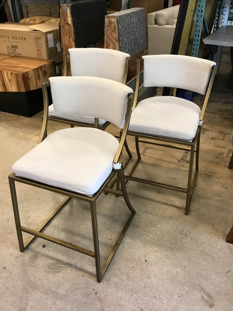 Set/3 Allister Upholstered Counter Stools