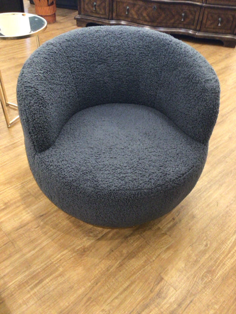 Grey Boucle Chair