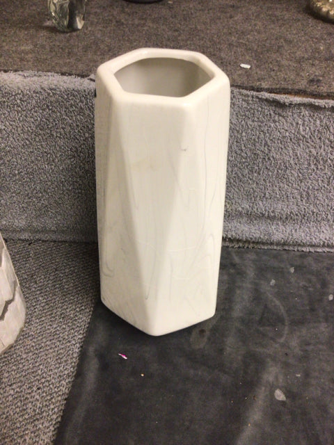 11" Faux Marble Vase