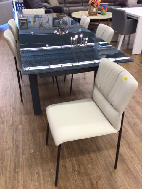 AS-IS Set Of 6 Lago Woop Dining Chairs(Light Soil)
