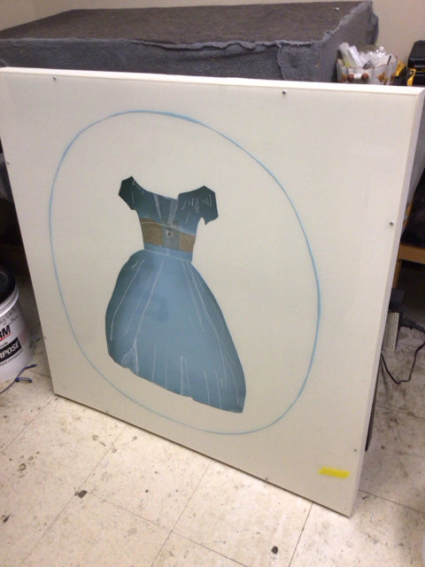 40"Square Dress Form Wall Decor
