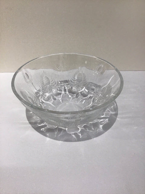 9.5" Lalique Crystal Bowl