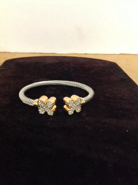 Elysian Clover Whisper Cuff Bracelet
