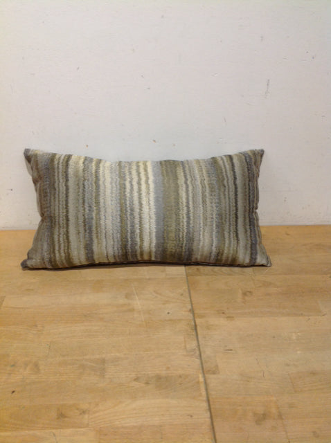 Rectangular Multi-Striped Pillow