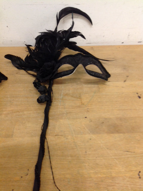 Black Feather Mask