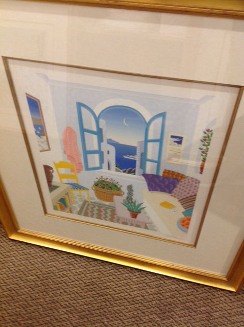 30" Sq Signed Mcknight Chora Room Patmos Suite