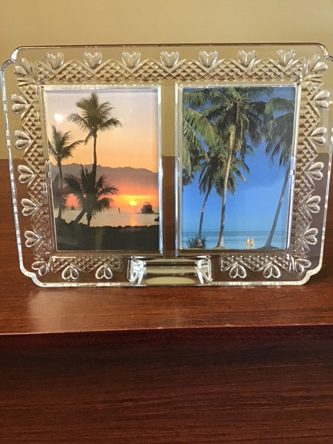 Waterford Crystal Double Sided 4"x6" Frame Wedding Heirloom