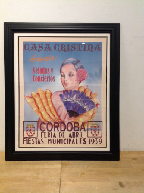 27x32 Framed "Casa Cristina" Print