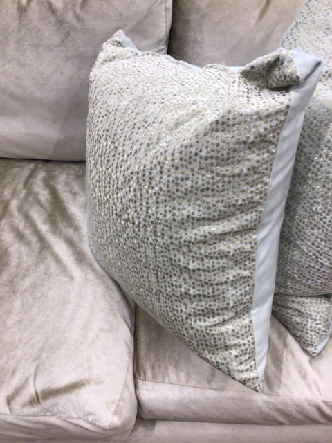 Beige Pebble Textured Pillow