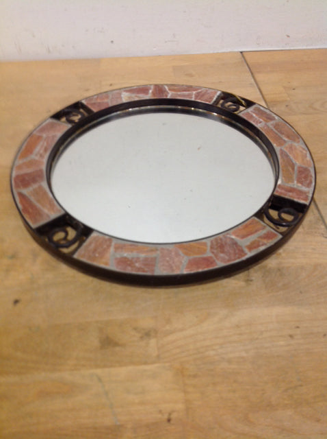 Tray- 13" Pier 1 Tile Mirror