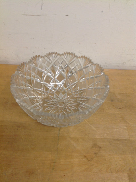 10" Cut Crystal Bowl